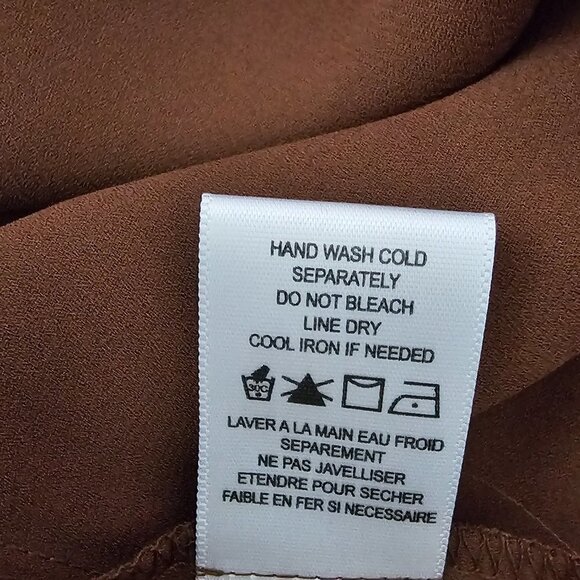 💥Pleione Long Sleeve Button Up Brown Shirt - Picture 7 of 9